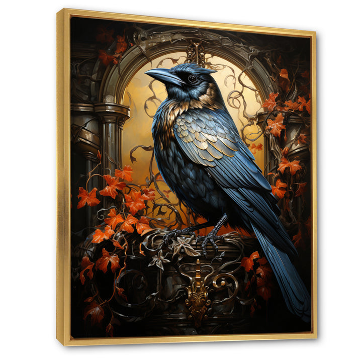 Crow Dynamic Duality - Crow Bedroom Wall Art