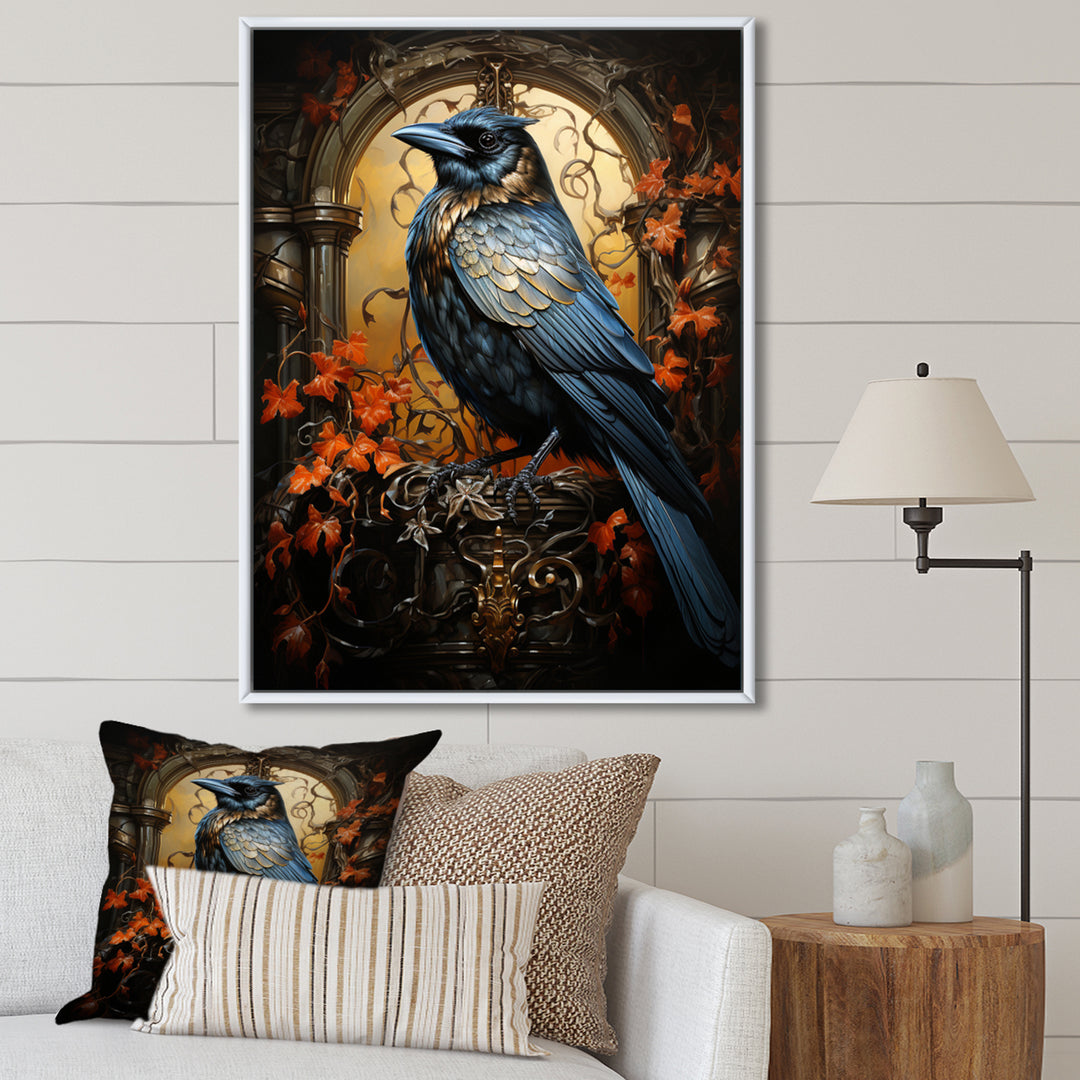 Crow Dynamic Duality - Crow Bedroom Wall Art