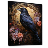 Crow Opulent Oath - Crow Canvas Wall Art