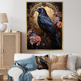 Crow Opulent Oath - Crow Canvas Wall Art