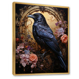 Crow Opulent Oath - Crow Canvas Wall Art