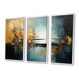 Teal Orange Bold Energy I - Multi-Panels