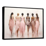 Pink Dance Quiet Ensemble - Fashion Canvas Wall Art