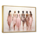 Pink Dance Quiet Ensemble - Fashion Canvas Wall Art