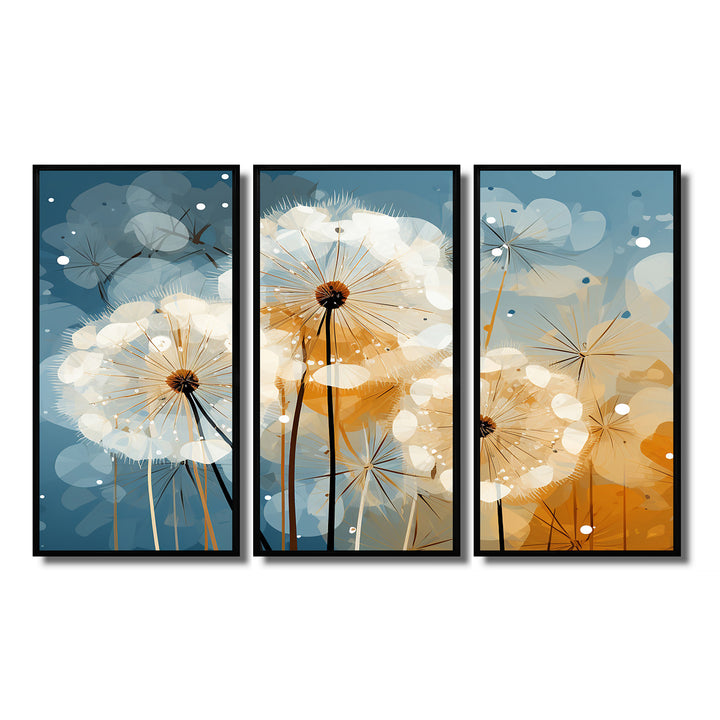 Dandelion Natures Sunbursts I - Multi-Panels
