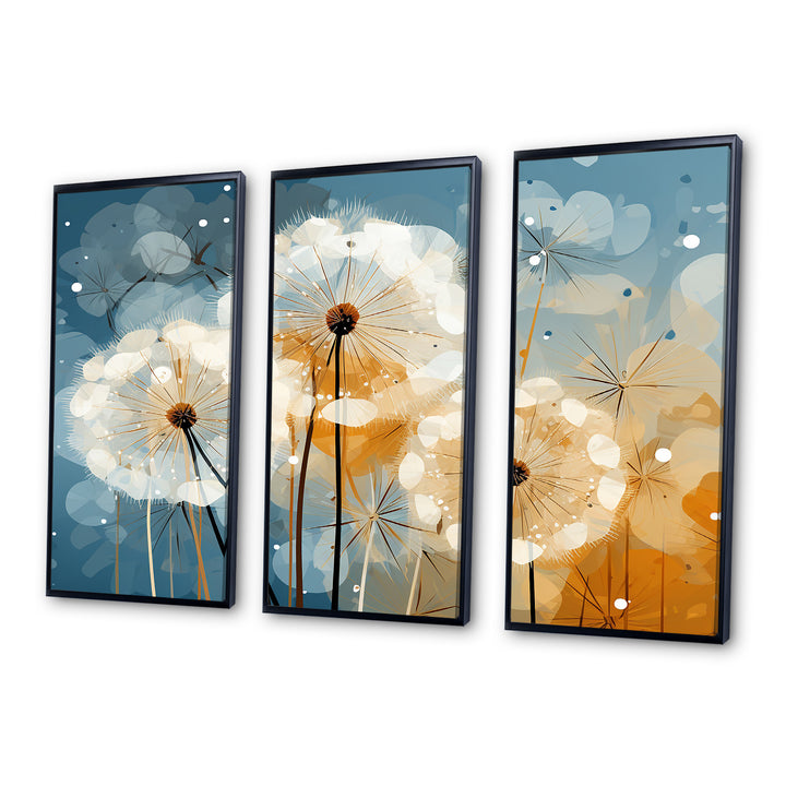 Dandelion Natures Sunbursts I - Multi-Panels