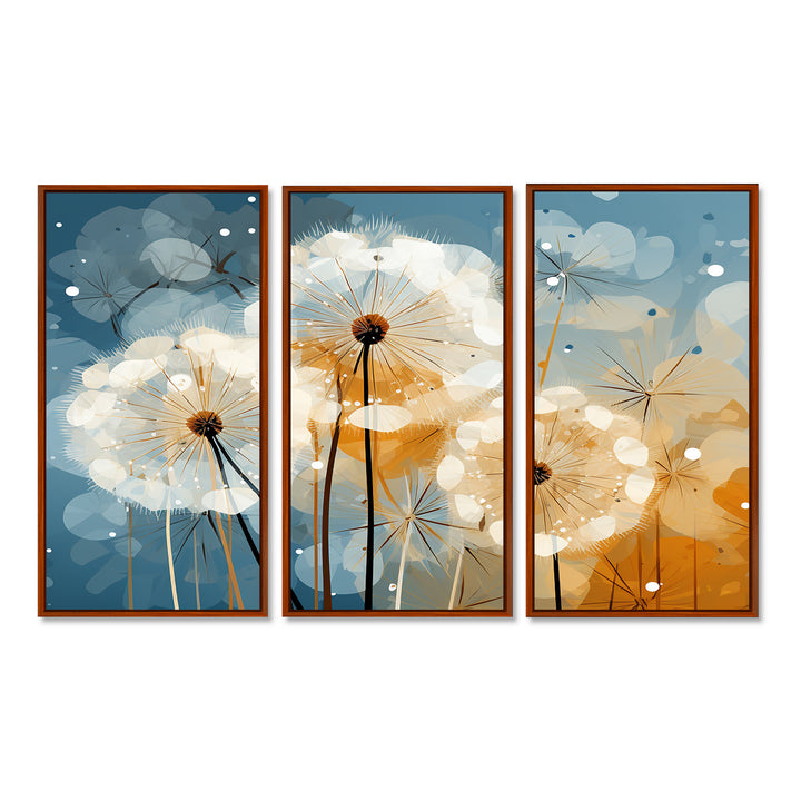 Dandelion Natures Sunbursts I - Multi-Panels