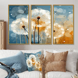 Dandelion Natures Sunbursts I - Multi-Panels