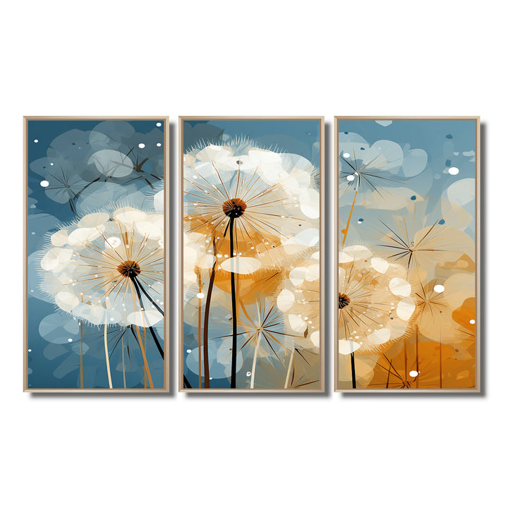 Dandelion Natures Sunbursts I - Multi-Panels