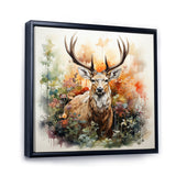 Deer Abstracted Nature - Deer Wall Art Prints