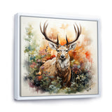Deer Abstracted Nature - Deer Wall Art Prints