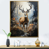 Deer Dappled Twilight - Deer Home Decor Art