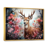Deer Mystical Forest - Deer Living Room Wall Art