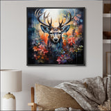 Deer Wilderness Symphony - Deer Wall Art Prints