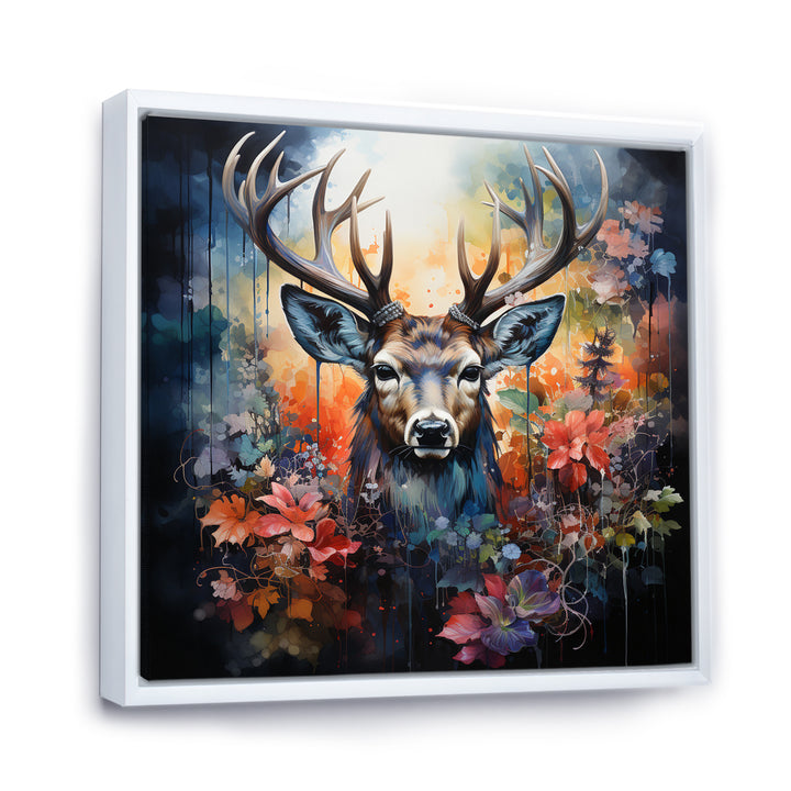 Deer Wilderness Symphony - Deer Wall Art Prints