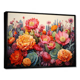 Desert Cacti Garden IV - Landscapes Canvas Wall Art