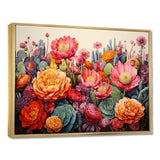 Desert Cacti Garden IV - Landscapes Canvas Wall Art