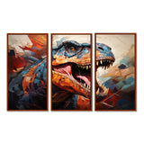 Dinosaur Prehistoric Legacy Geometric II - Multi-Panels