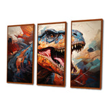 Dinosaur Prehistoric Legacy Geometric II - Multi-Panels