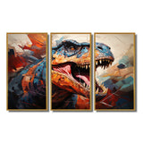 Dinosaur Prehistoric Legacy Geometric II - Multi-Panels