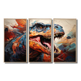 Dinosaur Prehistoric Legacy Geometric II - Multi-Panels