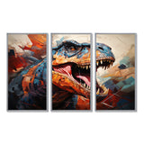 Dinosaur Prehistoric Legacy Geometric II - Multi-Panels