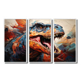 Dinosaur Prehistoric Legacy Geometric II - Multi-Panels