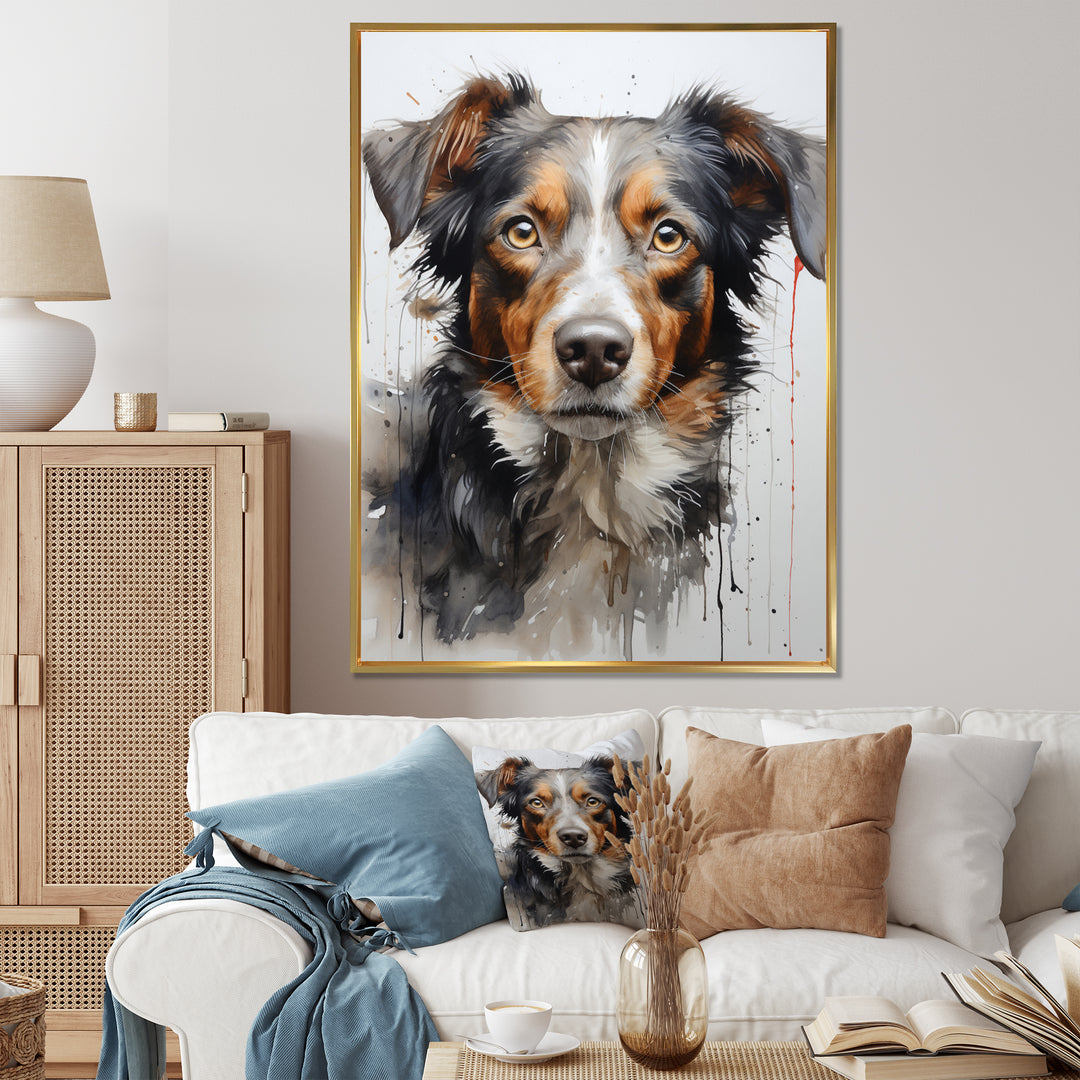 Dog Inquisitive Canine - Dog Wall Decor