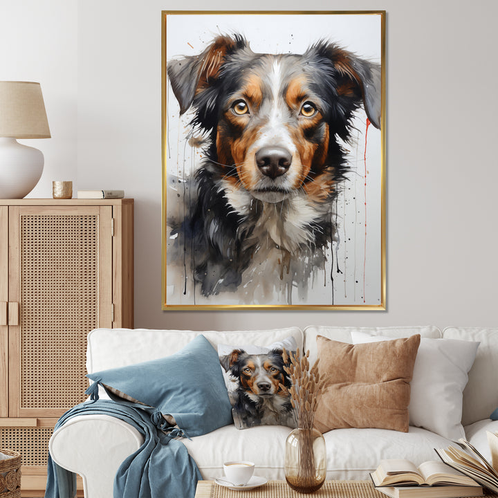Dog Inquisitive Canine - Dog Wall Decor