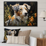 Dog Inquisitive Canine Pastoral - Dog Wall Art Prints