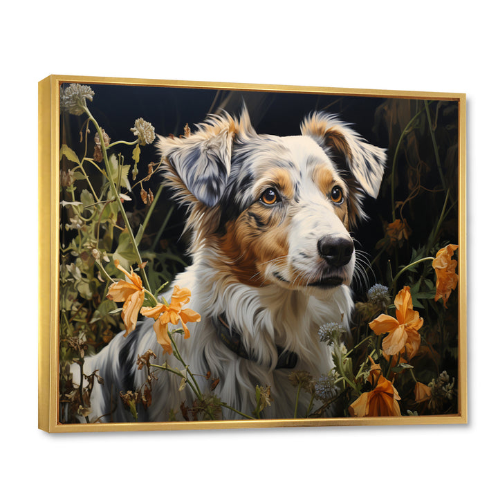 Dog Inquisitive Canine Pastoral - Dog Wall Art Prints
