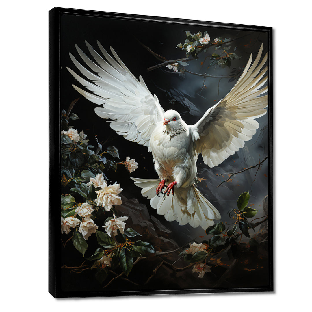 White Dove Messenger Of Peace - White Dove Wall Art