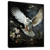 White Dove Messenger Of Peace - White Dove Wall Art