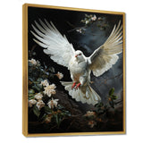 White Dove Messenger Of Peace - White Dove Wall Art
