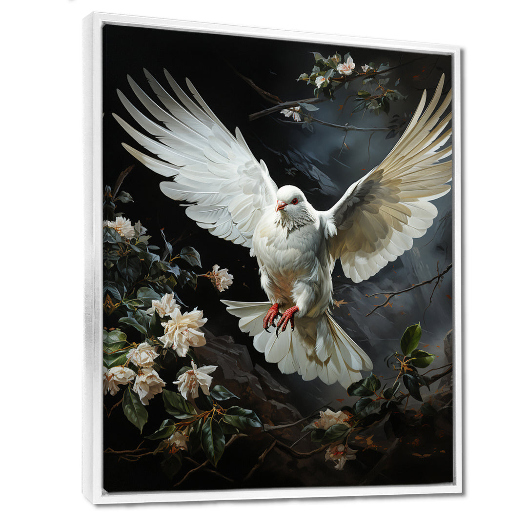 White Dove Messenger Of Peace - White Dove Wall Art
