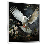 White Dove Messenger Of Peace - White Dove Wall Art