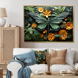 Green Dragonfly Insects Flight Pastoral - Green Dragonfly Wall Art