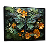 Green Dragonfly Insects Flight Pastoral - Green Dragonfly Wall Art
