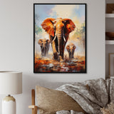 Elephant Parade - Elephant Canvas Wall Art