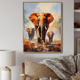 Elephant Parade - Elephant Canvas Wall Art