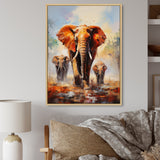 Elephant Parade - Elephant Canvas Wall Art