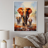 Elephant Parade - Elephant Canvas Wall Art