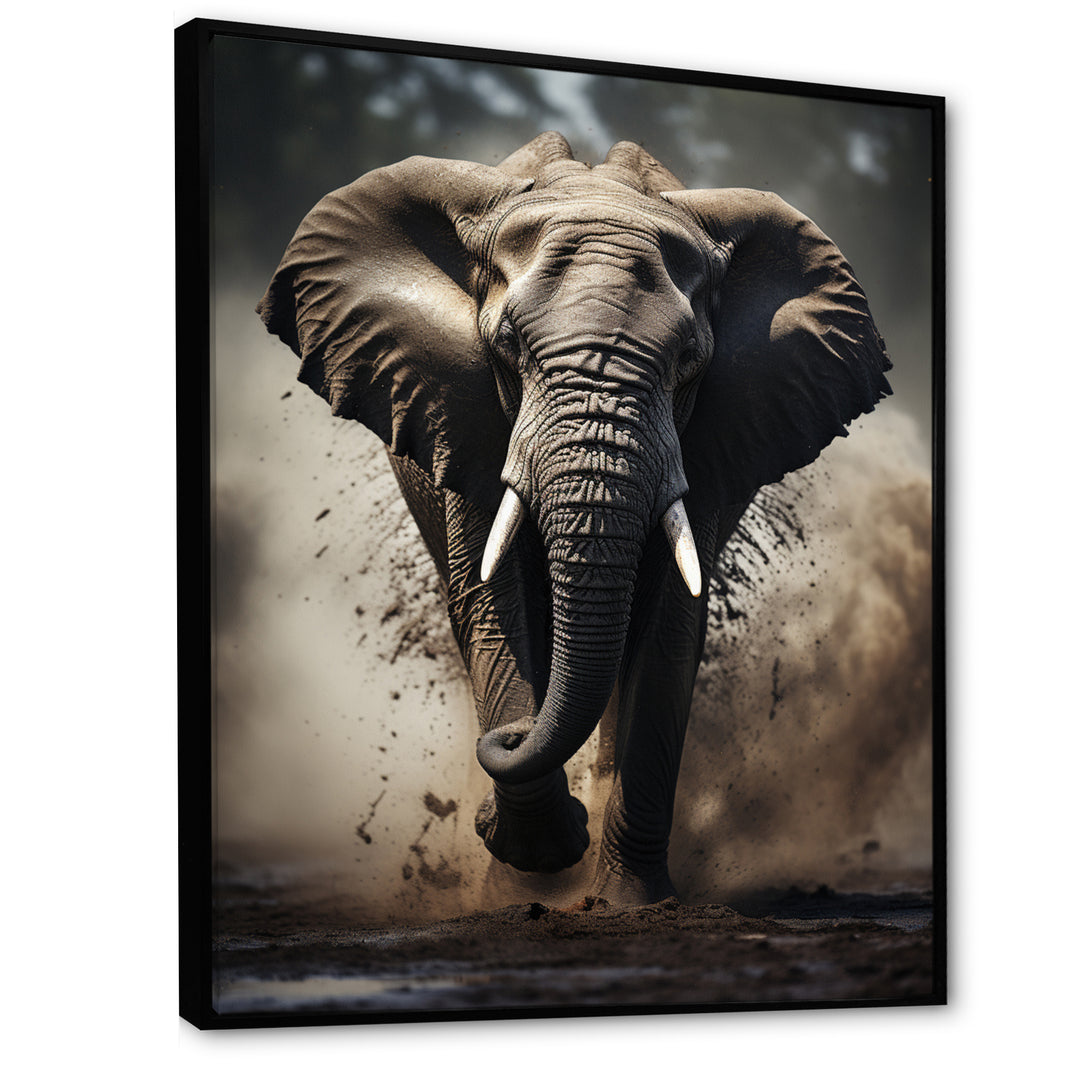 Elephant Glimmers Of Grace - Elephant Bedroom Wall Art