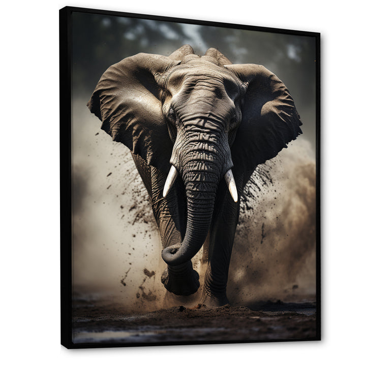 Elephant Glimmers Of Grace - Elephant Bedroom Wall Art