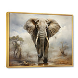 Elephant Graceful Elephant - Elephant Canvas Wall Art
