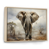 Elephant Graceful Elephant - Elephant Canvas Wall Art