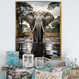 Elephant Majestic Reflections - Elephant Wall Decor