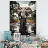 Elephant Majestic Reflections - Elephant Wall Decor