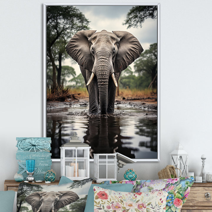 Elephant Majestic Reflections - Elephant Wall Decor