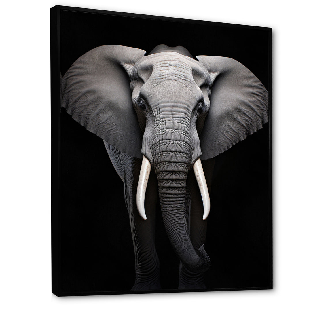 Elephant Tusked Elegance - Elephant Home Decor Art